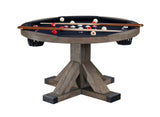STERLING GAME TABLE 3 IN 1 WITH BUMPER POOL RUSTIC