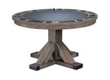 STERLING GAME TABLE 3 IN 1 WITH BUMPER POOL RUSTIC