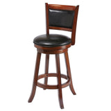 BACKED SWIVEL BAR STOOL
