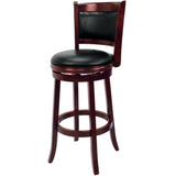 BACKED SWIVEL BAR STOOL