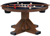 STERLING GAME TABLE 3 IN 1 WITH BUMPER POOL RUSTIC