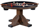 STERLING GAME TABLE 3 IN 1 WITH BUMPER POOL RUSTIC