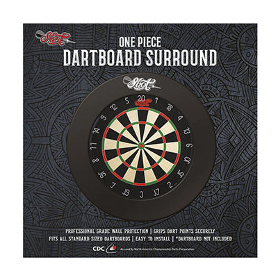 SHOT 1-PIECE BLACK DART SURROUND