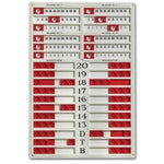 DART SCOREBOARD MARKING SYSTEM