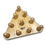 SHUFFLEBOARD BOWLING PINS WITH RACK SET