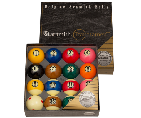 2 1/4 ARAMITH TOURNAMENT DURAMITH BALL SET(RED DOT CUE BALL)