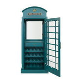 OLD ENGLISH TELEPHONE BOOTH BAR CABINET