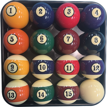 2 1/4 POOL BALL SET
