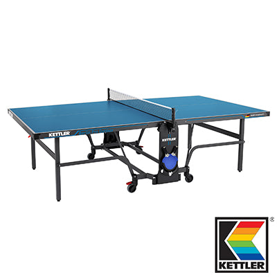 KETTLER OUTDOOR 6 BLUE BUNDLE PING PONG TABLE