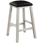 SQUARE BACKLESS BARSTOOL