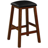 SQUARE BACKLESS BARSTOOL