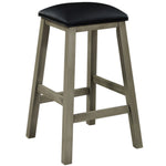 SQUARE BACKLESS BARSTOOL