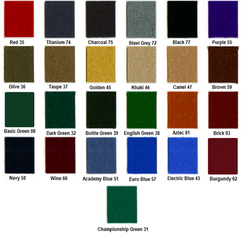 INVITATIONAL BILLIARD CLOTH 7FT, 8FT or 9FT(FREE SHIPPING)