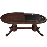 TEXAS HOLD'EM GAME TABLE 84 INCH WITH OPTIONAL DINING TOP