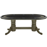 TEXAS HOLD'EM GAME TABLE 84 INCH WITH OPTIONAL DINING TOP