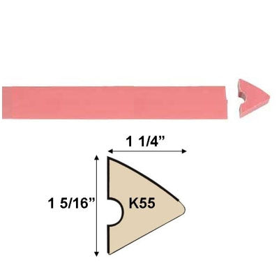 K55 PINK RAIL RUBBER