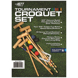 6 PLAYER TOURNAMENT CROQUET SET IN CANVAS BAG